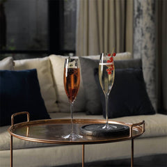 Elegance Optic Flute 240ml 8floz, Set of 2