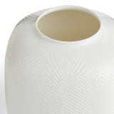 White Folia Vase Rounded
