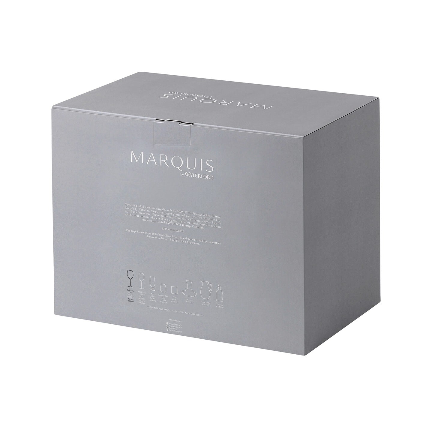 Marquis Moments Red Wine, 19.5oz, Set of 8