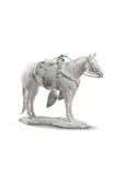 White Quarter Horse Sculpture