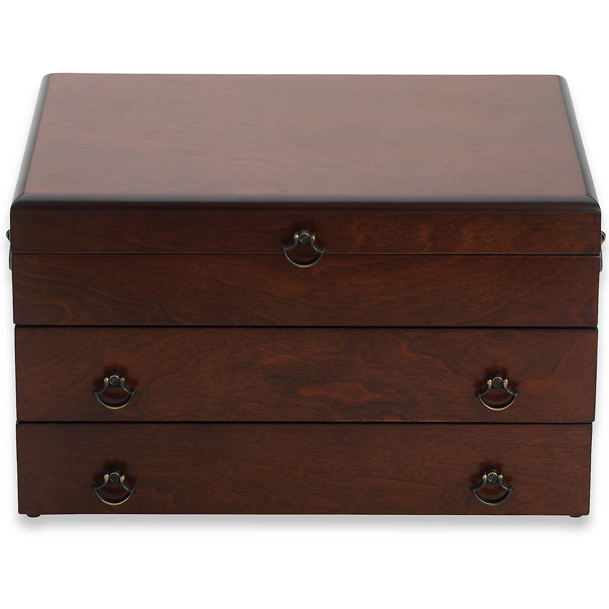 Bristol™ Grande Mahogany Finish Flatware Chest