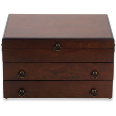 Bristol™ Grande Mahogany Finish Flatware Chest