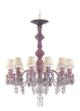 Belle De Nuit 12 Lights Chandelier. Pink (us)