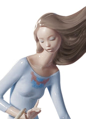 Petals Of The Wind Woman Figurine