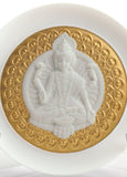 Goddess Lakshmi Decorative Plate. Golden Lustre