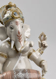 Mridangam Ganesha Figurine