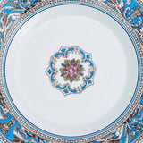 Florentine Turquoise Salad Plate 9Inch