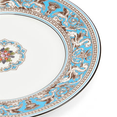 Florentine Turquoise Salad Plate 8Inch