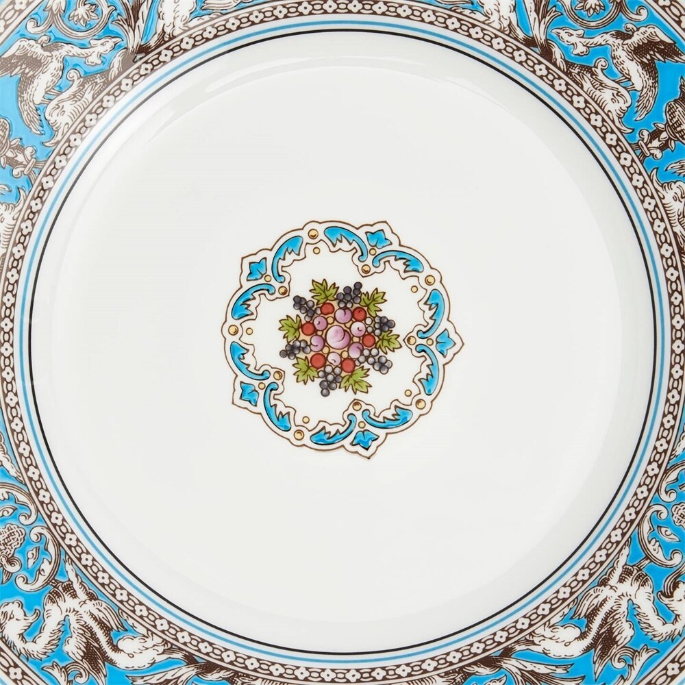 Florentine Turquoise Salad Plate 8Inch