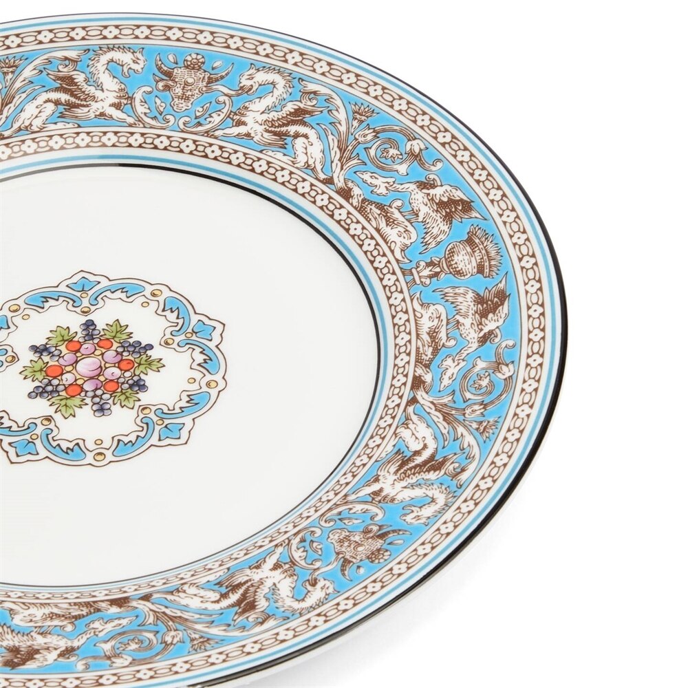 Florentine Turquoise Salad Plate 7Inch