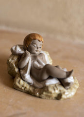 Baby Jesus Nativity Figurine. Gres