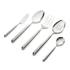 Solitaire Mirrored 18/10 Stainless Steel 5 Piece Hostess Set