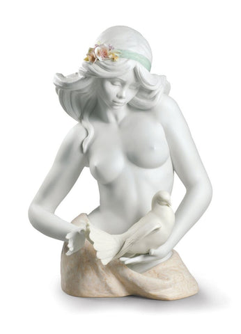 A Tribute To Peace Woman Figurine