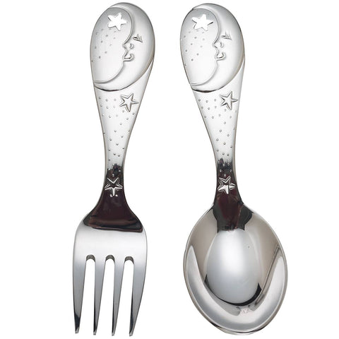 Sweet Dream Stainless 2Pc Baby Flatware Set