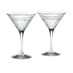 Soho Crystal 2Pc Martini Glass Set