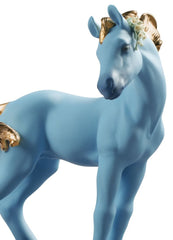 The Horse Figurine, Blue - Limited Edition