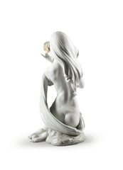 Subtle Moonlight Woman Figurine, White - Limited Edition