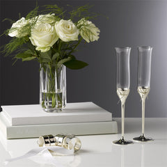 Love Knots Toasting Flutes, Pair