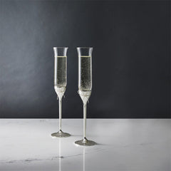 Love Knots Toasting Flutes, Pair