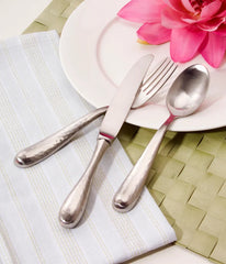 Florence Satin Hammered 18/10 Stainless Steel Dinner Fork