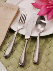Florence Satin Hammered 18/10 Stainless Steel Dinner Fork