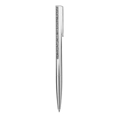 Crystal Shimmer ballpoint pen, Silver tone, Chrome plated
