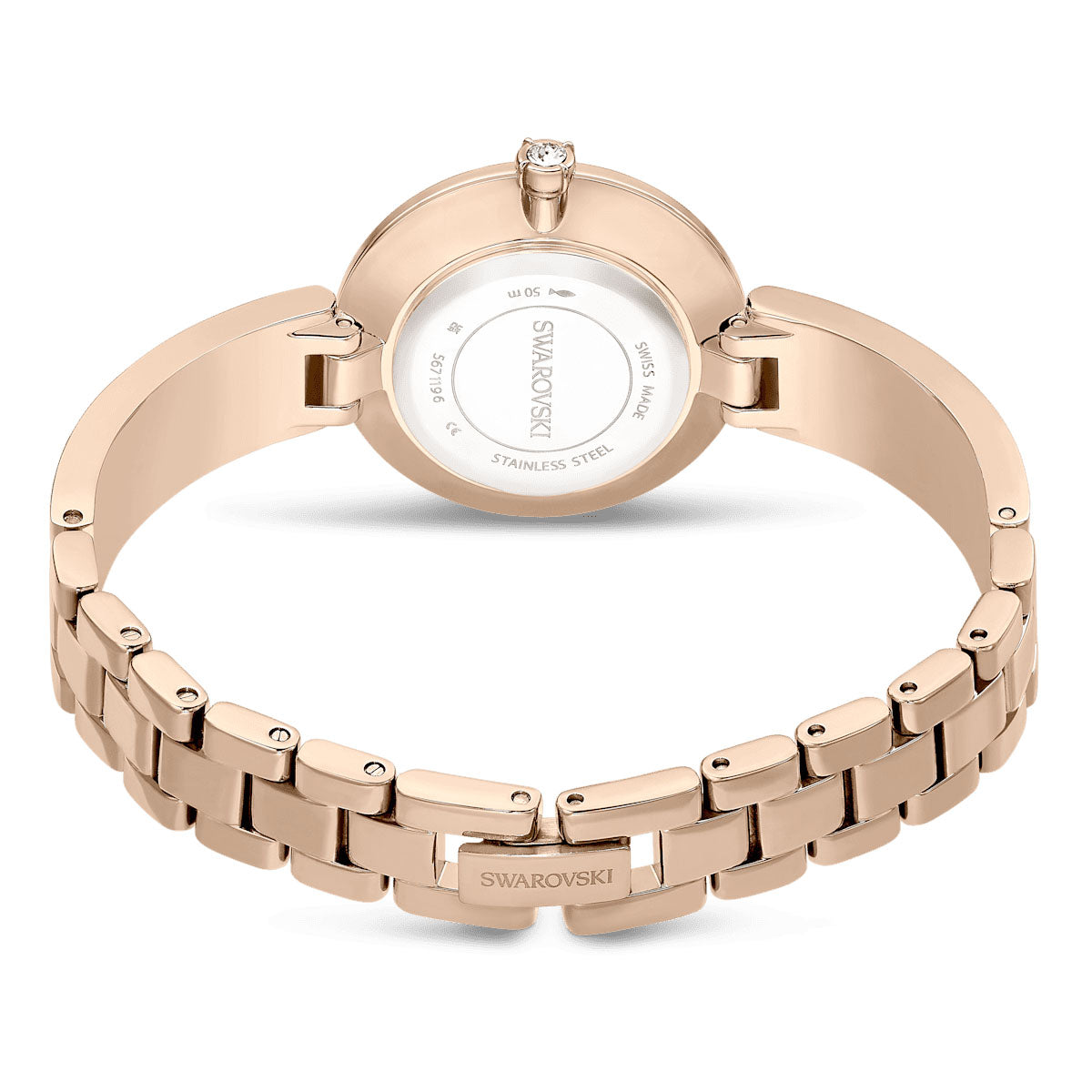 Illumina watch, Swiss Made, Metal bracelet, Gold tone, Champagne gold-tone finish