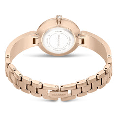 Illumina watch, Swiss Made, Metal bracelet, Gold tone, Champagne gold-tone finish