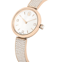 Illumina watch, Swiss Made, Metal bracelet, Gold tone, Champagne gold-tone finish