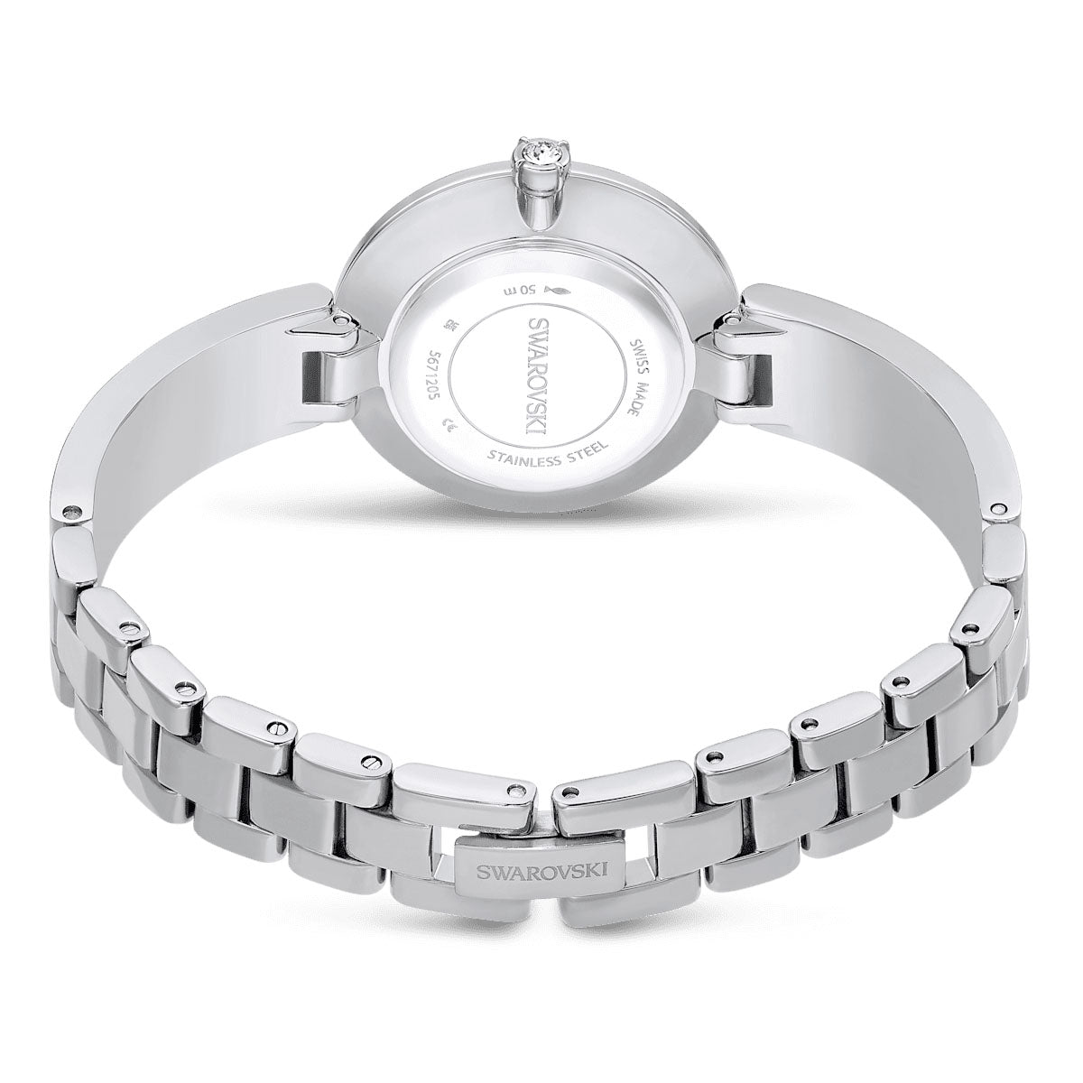 Illumina watch, Swiss Made, Metal bracelet, Silver tone, Stainless steel