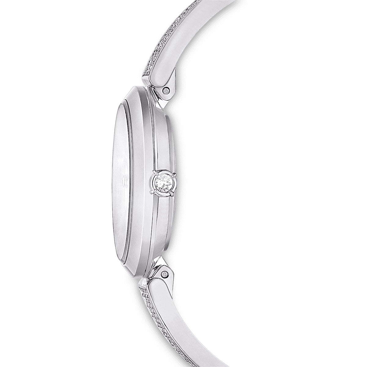Illumina watch, Swiss Made, Metal bracelet, Silver tone, Stainless steel