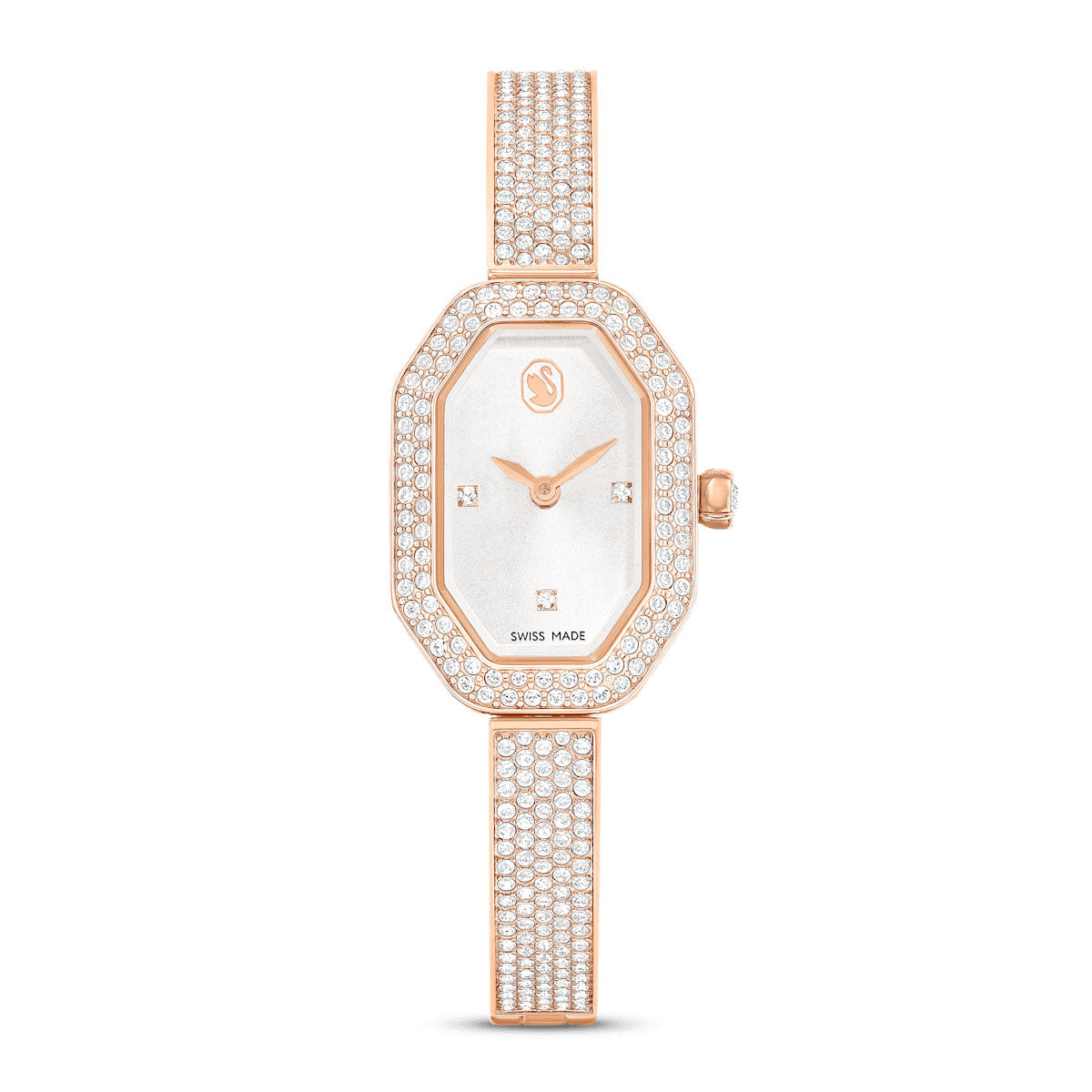 Dextera Bangle watch, Swiss Made, Metal bracelet, Rose gold tone, Rose gold-tone finish