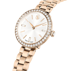 Certa watch, Swiss Made, Metal bracelet, Gold tone, Champagne gold-tone finish