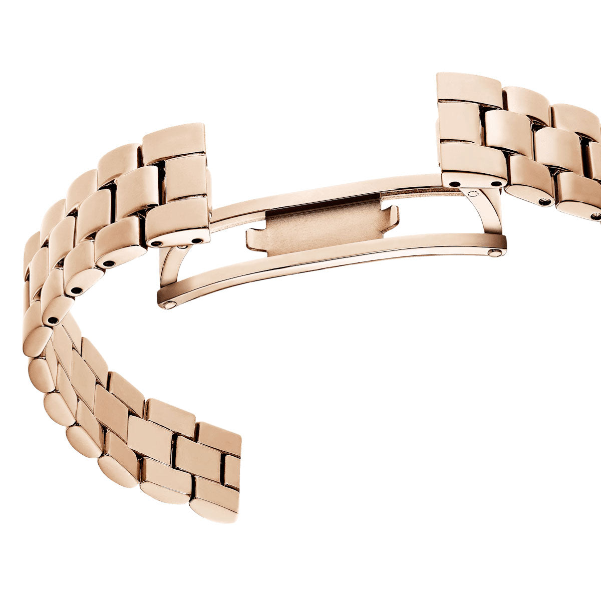 Certa watch, Swiss Made, Metal bracelet, Gold tone, Champagne gold-tone finish