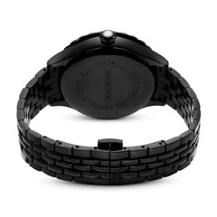 Octea Moon watch, Swiss Made, Moon, Metal bracelet, Black, Black finish