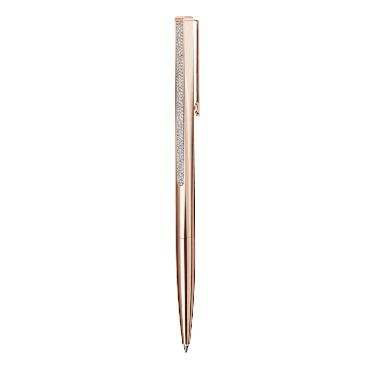 Crystal Shimmer ballpoint pen, Rose gold tone, Rose gold-tone finish