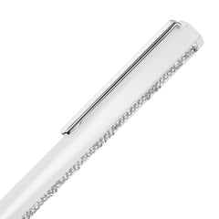Crystal Shimmer ballpoint pen, White lacquered, Chrome plated