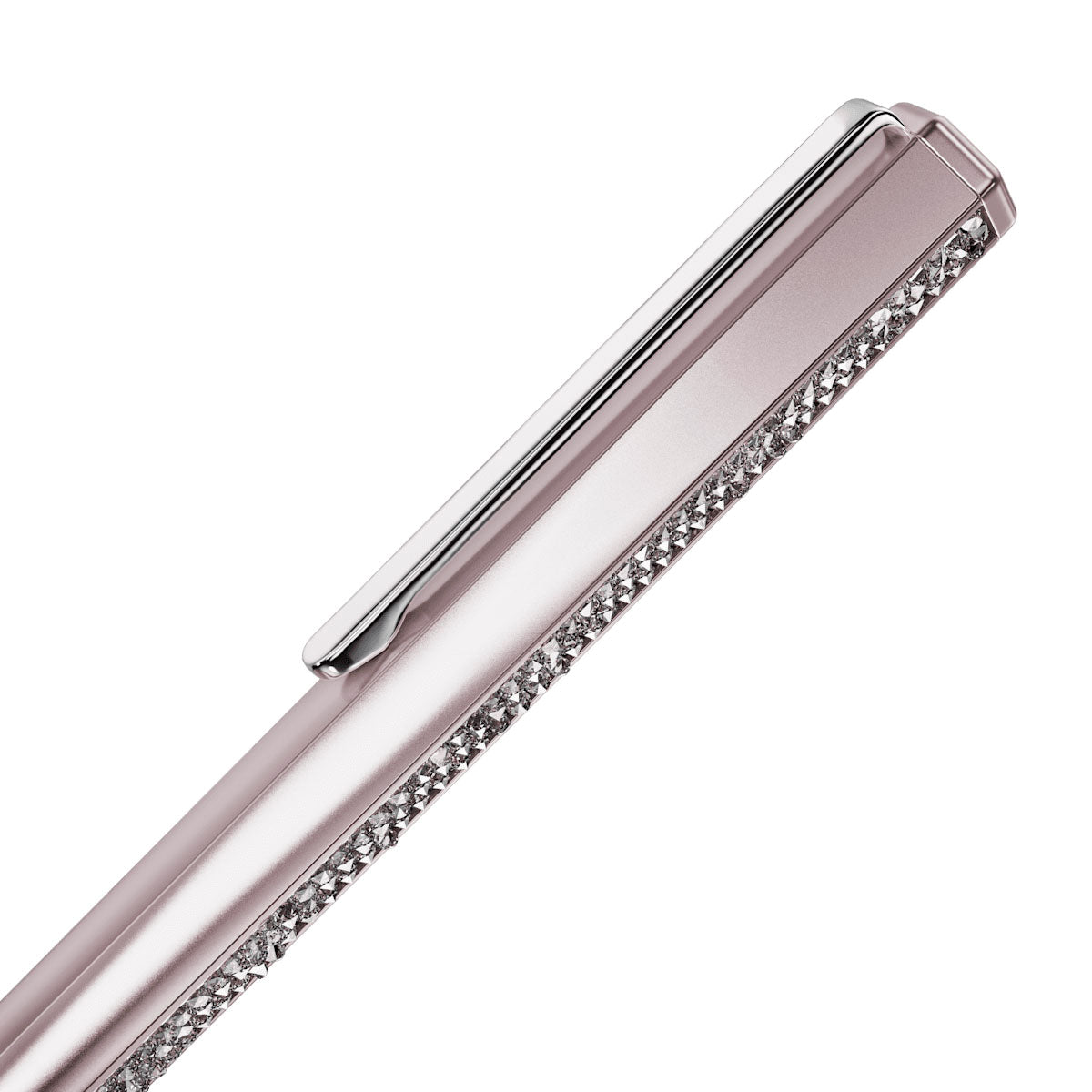 Crystal Shimmer ballpoint pen, Pink lacquered, Chrome plated