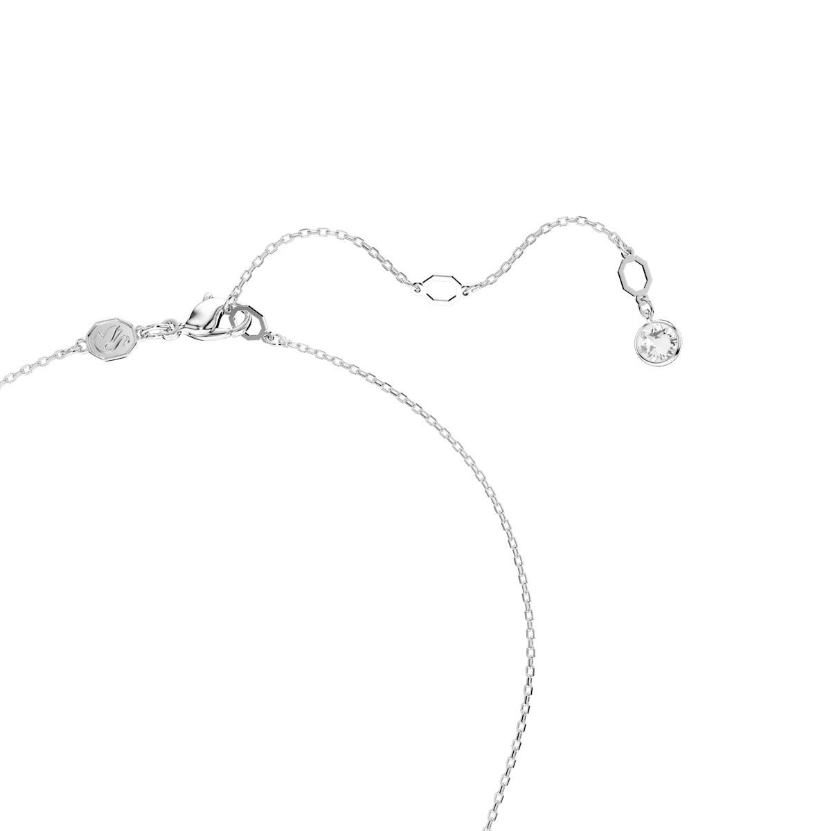 Sublima set, White, Rhodium plated
