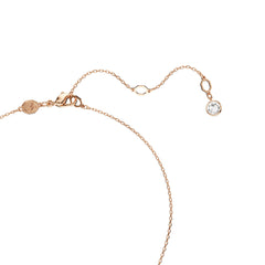 Sublima set, White, Rose gold-tone plated