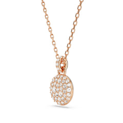Sublima set, White, Rose gold-tone plated