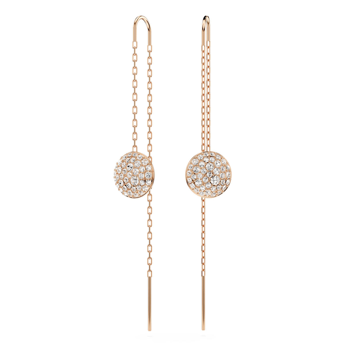 Sublima set, White, Rose gold-tone plated