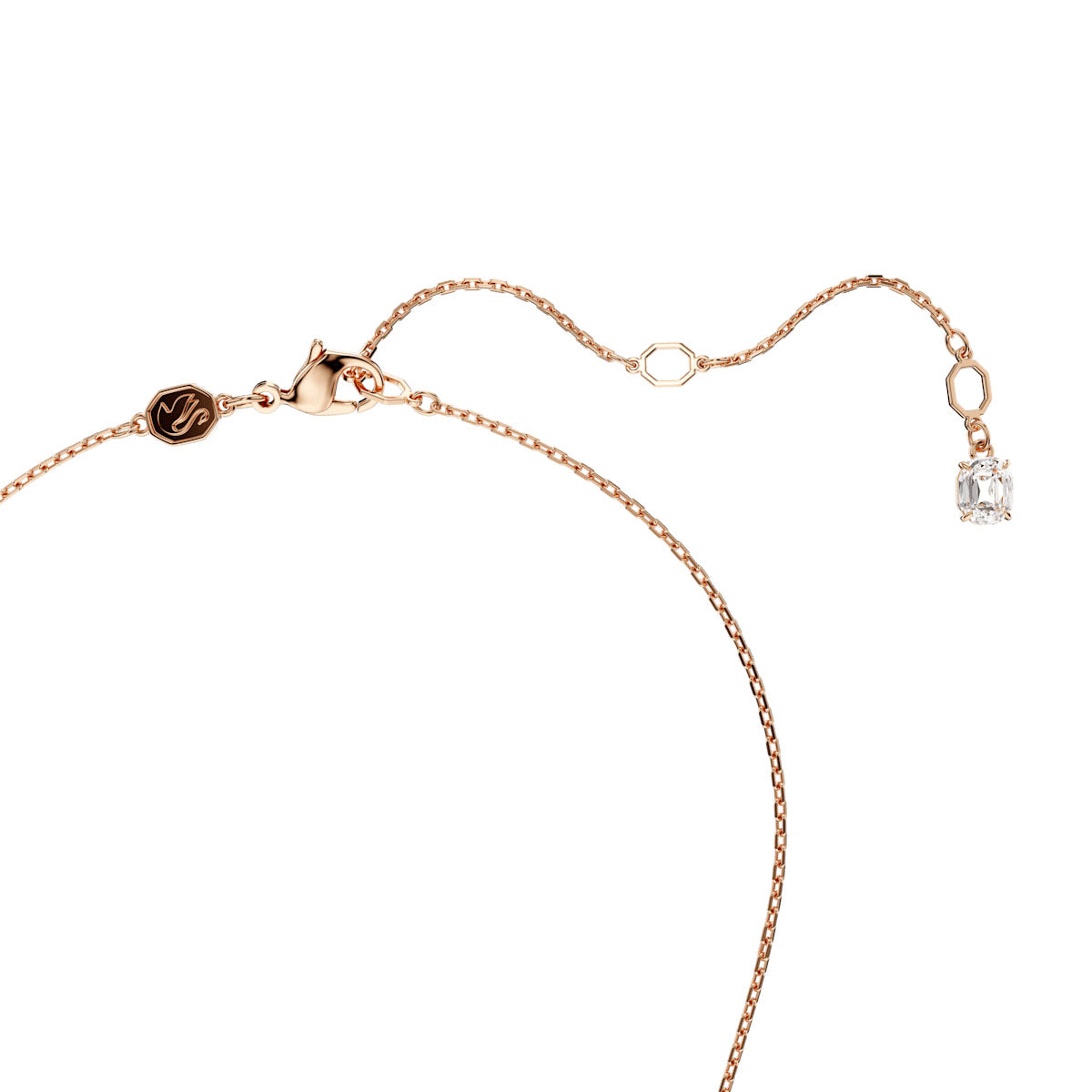 Mesmera set, Mixed cuts, White, Rose gold-tone plated