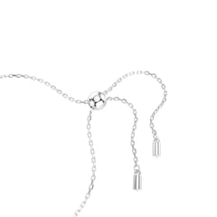 Matrix Tennis bracelet, Mixed cuts, Green, Rhodium plated