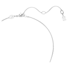 Snake pendant, Mixed cuts, Year of the Snake, White, Rhodium plated