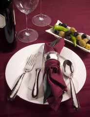 Florence Mirrored Hammered 18/10 Stainless Steel 20 Piece Flatware set