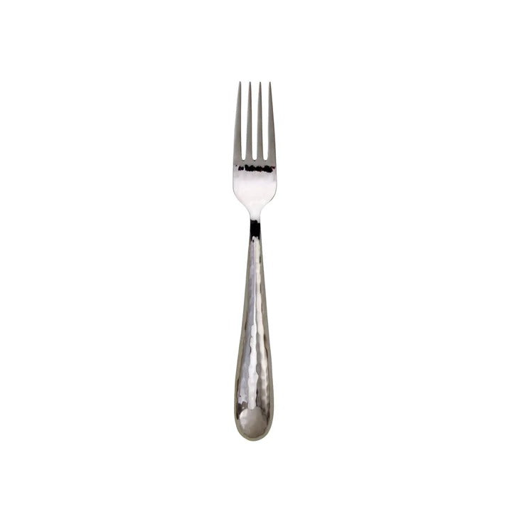 Florence Mirrored Hammered 18/10 Stainless Steel Dinner Fork