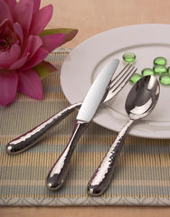 Florence Mirrored Hammered 18/10 Stainless Steel Teaspoon