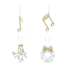 Holiday Magic Double Music Note Ornament