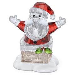 Holiday Cheers Santa Claus and Chimney